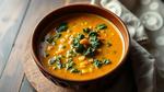 Spiced Curried Lentil Kale Soup