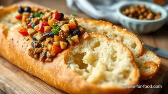 Bake Baguette & Top with Tasty Tapenade