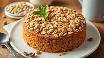 Bake Coffee Cake with Crunchy Oat Topping