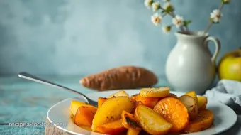 Bake Sweet Potatoes & Apples for Breakfast