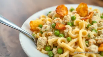 Bake Tuna Noodle Casserole with Crunchy Chips