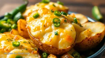 Baked Jalapeño Potatoes: Cheesy & Spicy Delight