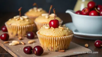 Bake Cherry Almond Cupcakes Deliciously