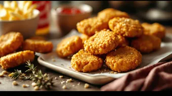 Fried Chicken Nuggets Crispy & Juicy