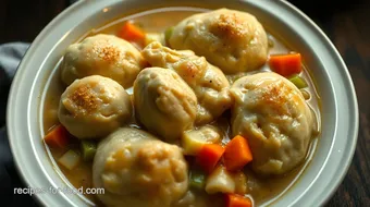 The Secret to Amazing Chicken and Dumplings with Bisquick recipe card