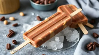 Freeze Peanut Butter Chocolate Popsicles