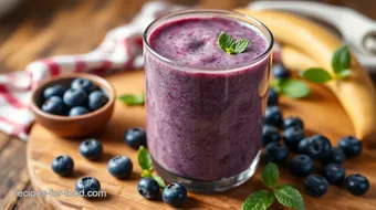 Blend Blueberries for a Healthy Smoothie