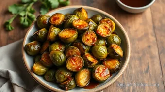 Roasted Brussels Sprouts with Miso Glaze