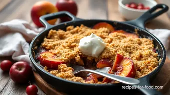 Skillet Stone Fruit Crumble Delight