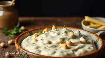 Blend Cashews Creamy Vegan Alfredo Sauce