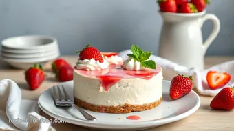 Blend Strawberry Vegan Cheesecake Delight