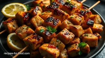 Ultimate Grilled Herb Chicken Skewers: Delicious Cookout Nutrition Info recipe card