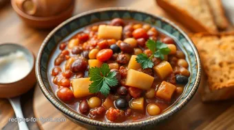 Simmered Chili with Beans & Veggies