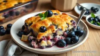 Overnight Blueberry Casserole | Healthy & Easy