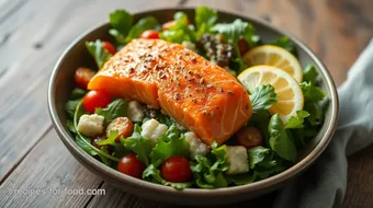 Quick Smoked Salmon Cobb Salad Delight