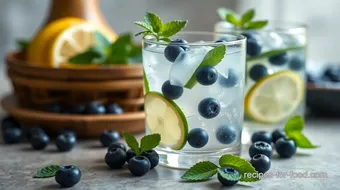 Muddle Blueberries for Refreshing Mojitos