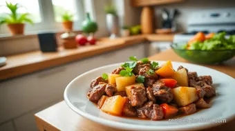 Sear Beef Carne Con Papas - Traditional Stew