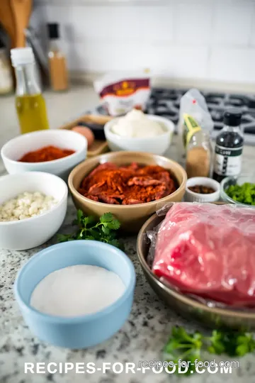 Air Fryer Beef Chuck Roll Steak ingredients