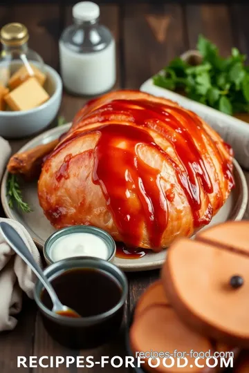 Air Fryer Ham with Sweet Honey Glaze ingredients