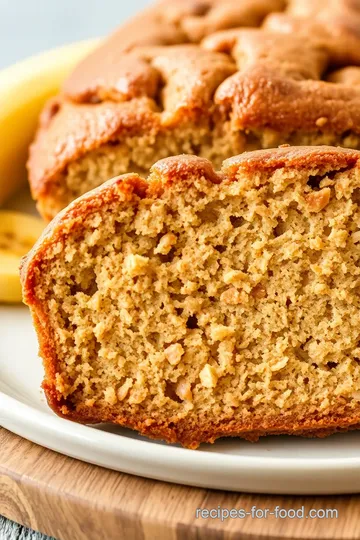 Banana Bread Recipe presentation