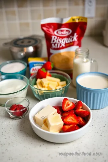 Delicious Bisquick Shortcake ingredients