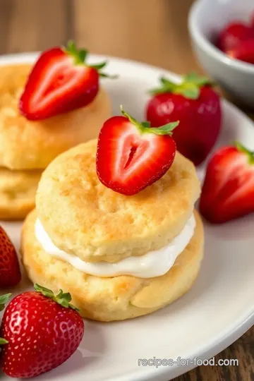 Delicious Bisquick Shortcake presentation