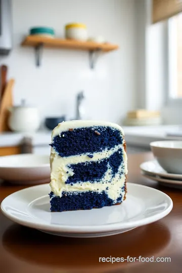 Blue Velveteen Velvet Cake steps