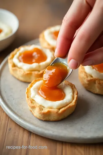 Baked Brie Bites with Apricot Jam steps