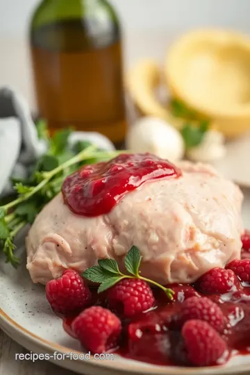 Oven-Baked Chicken Thighs with Raspberry Sauce ingredients