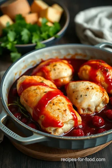 Oven-Baked Chicken Thighs with Raspberry Sauce steps