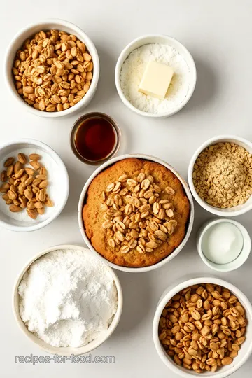 Delicious Coffee Cake with Oatmeal Streusel ingredients