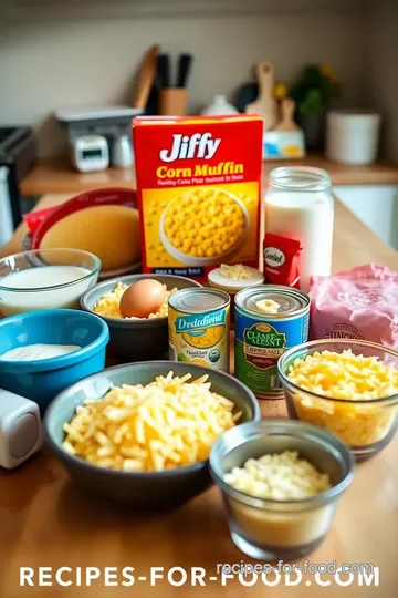 Mexican Cornbread with Jiffy Mix ingredients