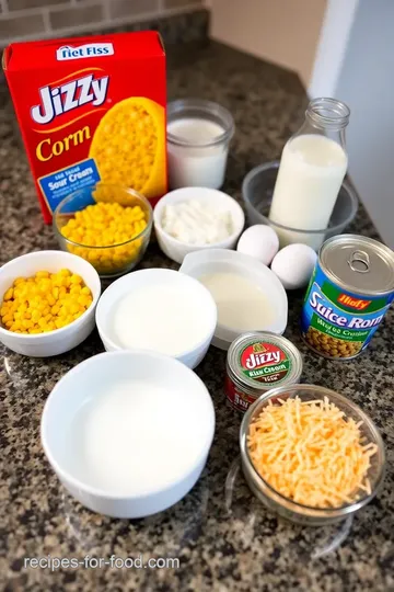 Jiffy Mexican Cornbread Recipe ingredients