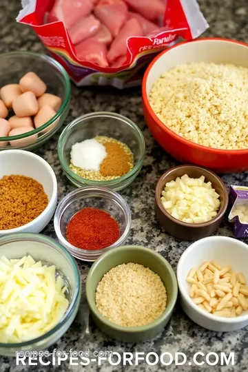 Easy Baked Chicken Bites with Crunchy Coating ingredients