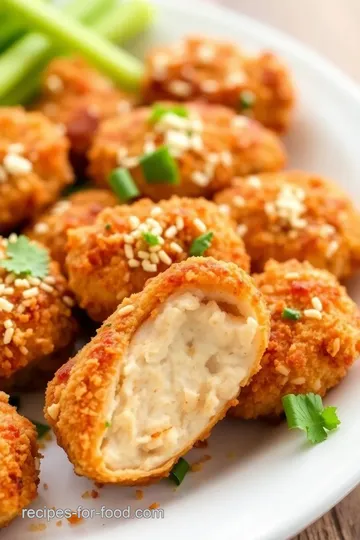 Easy Baked Chicken Bites with Crunchy Coating presentation