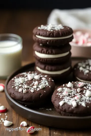 Paleo Peppermint Oreos presentation