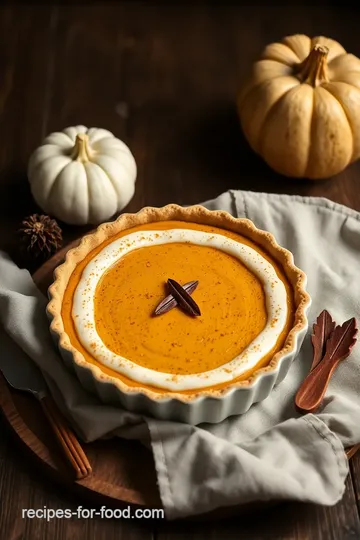 Easy Pumpkin Pie with Sweetened Condensed Milk presentation