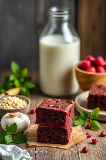 Delicious Red Velvet Brownies ingredients