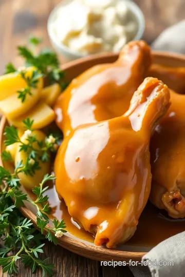 Smothered Turkey Wings in Rich Gravy ingredients