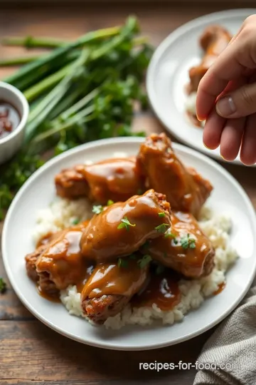 Smothered Turkey Wings in Rich Gravy steps