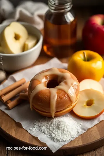 Baked Apple Cider Donuts with Pomegranate Glaze ingredients