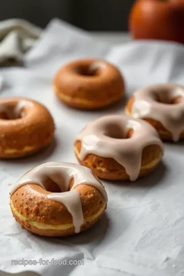 Baked Apple Cider Donuts with Pomegranate Glaze steps