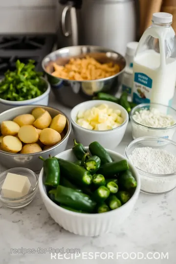 Jalapeño Scalloped Potatoes ingredients