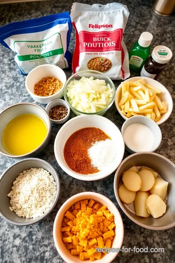 Oven-Baked Parmesan Seasoned Fries ingredients