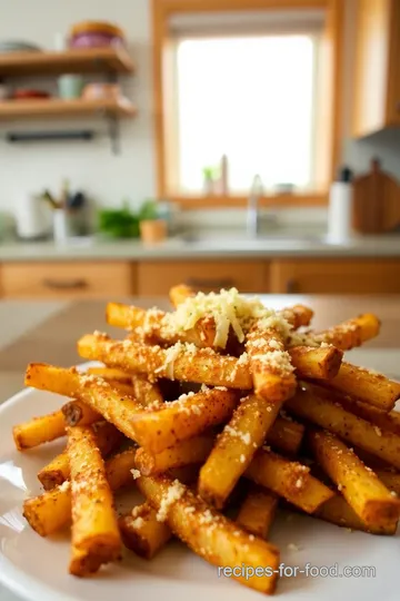 Oven-Baked Parmesan Seasoned Fries steps