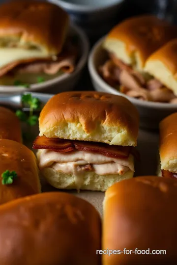 BEST Turkey Sliders (Oven-Baked with Cheese) presentation