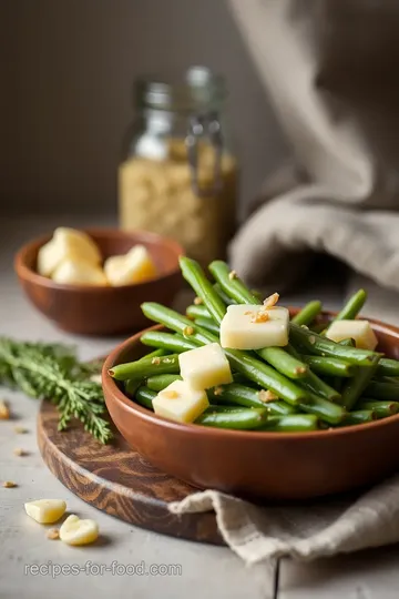 Boiled Green Beans with Buttery Flavor ingredients