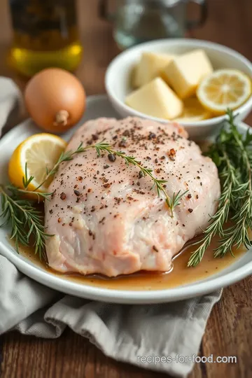 Brined Turkey Breast with Flavorful Herbs ingredients