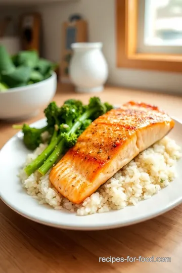 Salmon Rice Pilaf with Broccoli Rabe steps