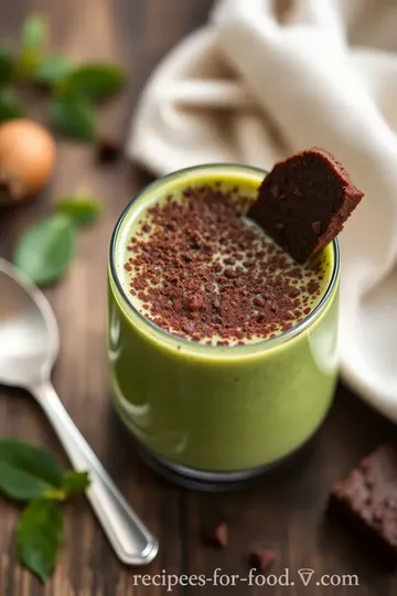 Brownie Batter Green Smoothie Delight